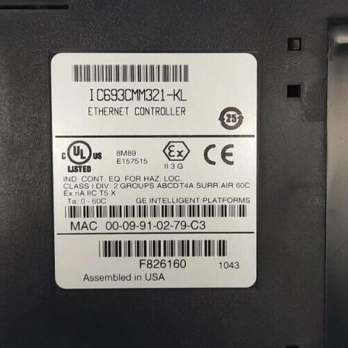 GE FANUC IC693CMM321-KL CMM321 ETHERNET INTERFACE