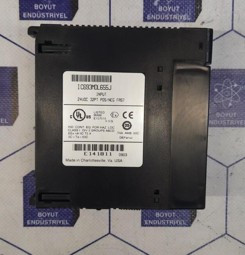 GE FANUC IC693MDL655J INPUT 24VDC/32PT POS/NEG FAST