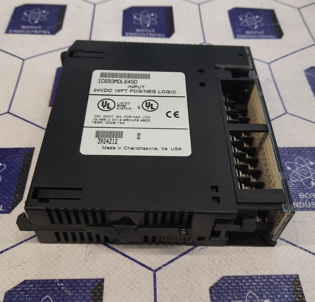 GE FANUC IC693MDL645D INPUT 24VDC 16PT POS/NEG LOGIC