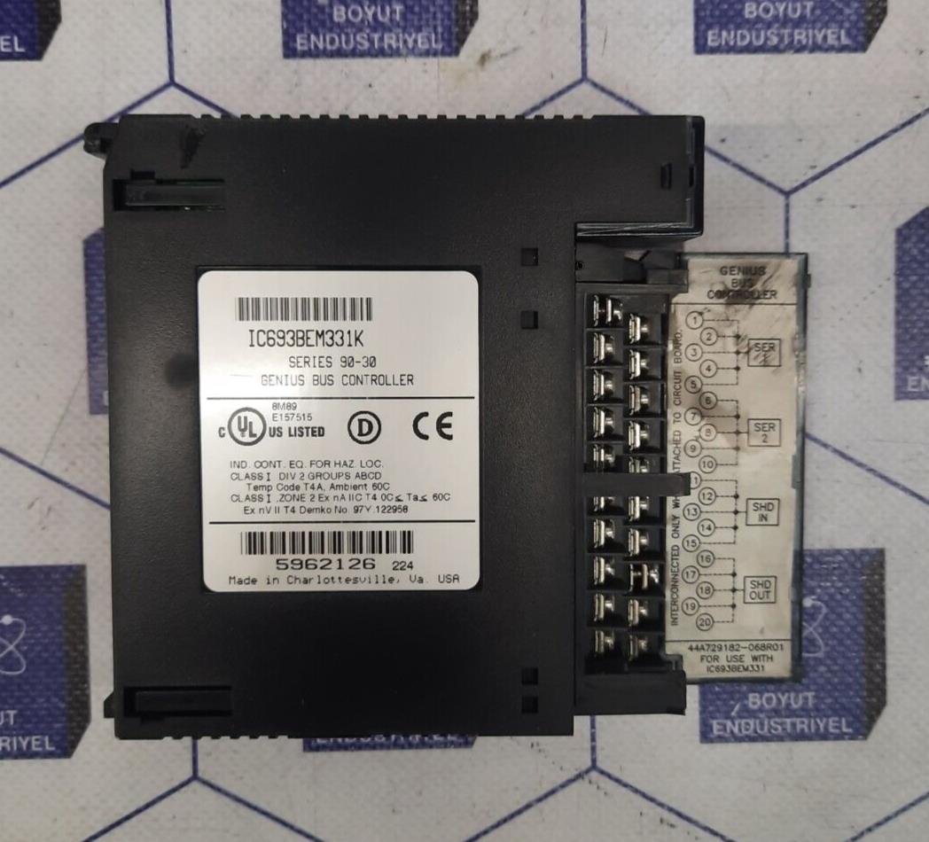 GE FANUC IC693BEM331K SERIES 90-30 GENIUS BUS CONTROLLER