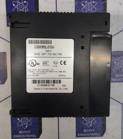 GE FANUC IC693MDL655H INPUT 24VDC/32PT POS/NEG FAST