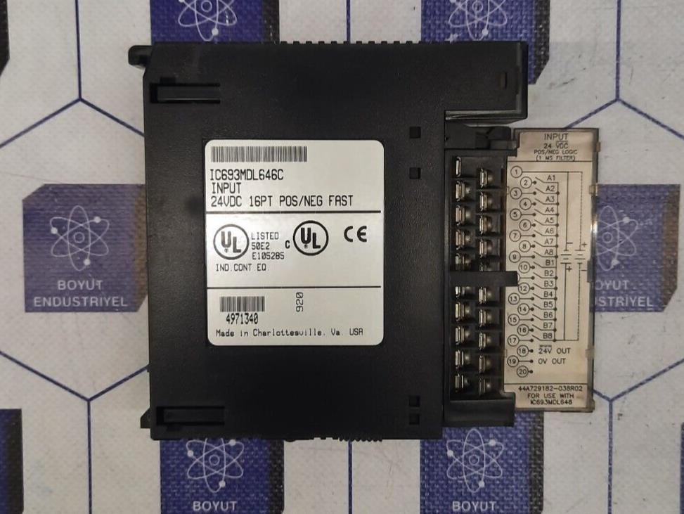 GE FANUC IC693MDL646C GE FANUC INPUT 24VDC 16PT POS/NEG FAST