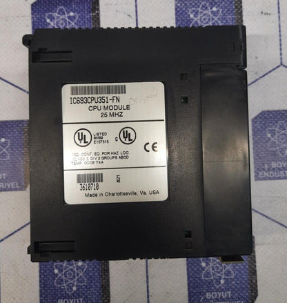 GE FANUC IC693CPU351-FN CPU MODULE 25MHz