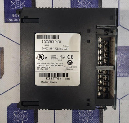 GE FANUC IC693MDL645H INPUT 24VDC 16PT POS/NEG LOGIC