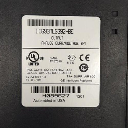 GE FANUC IC693ALG392-BE OUTPUT ANALOG CURR/VOLTAGE 8PT