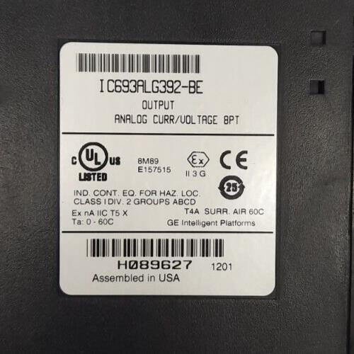 GE FANUC IC693ALG392-BE OUTPUT ANALOG CURR/VOLTAGE 8PT