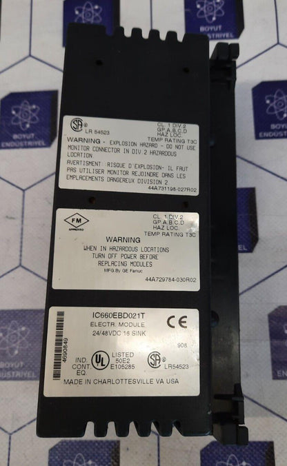 GE FANUC IC660BBD023/IC660EBD021/IC660TBD023 - IC660TBD021T/IC660TBD023K