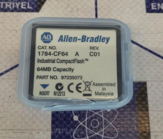 ALLEN BRADLEY 1784-CF64 INDUSTRIAL COMPACTFLASH 64 MB CAPACITY