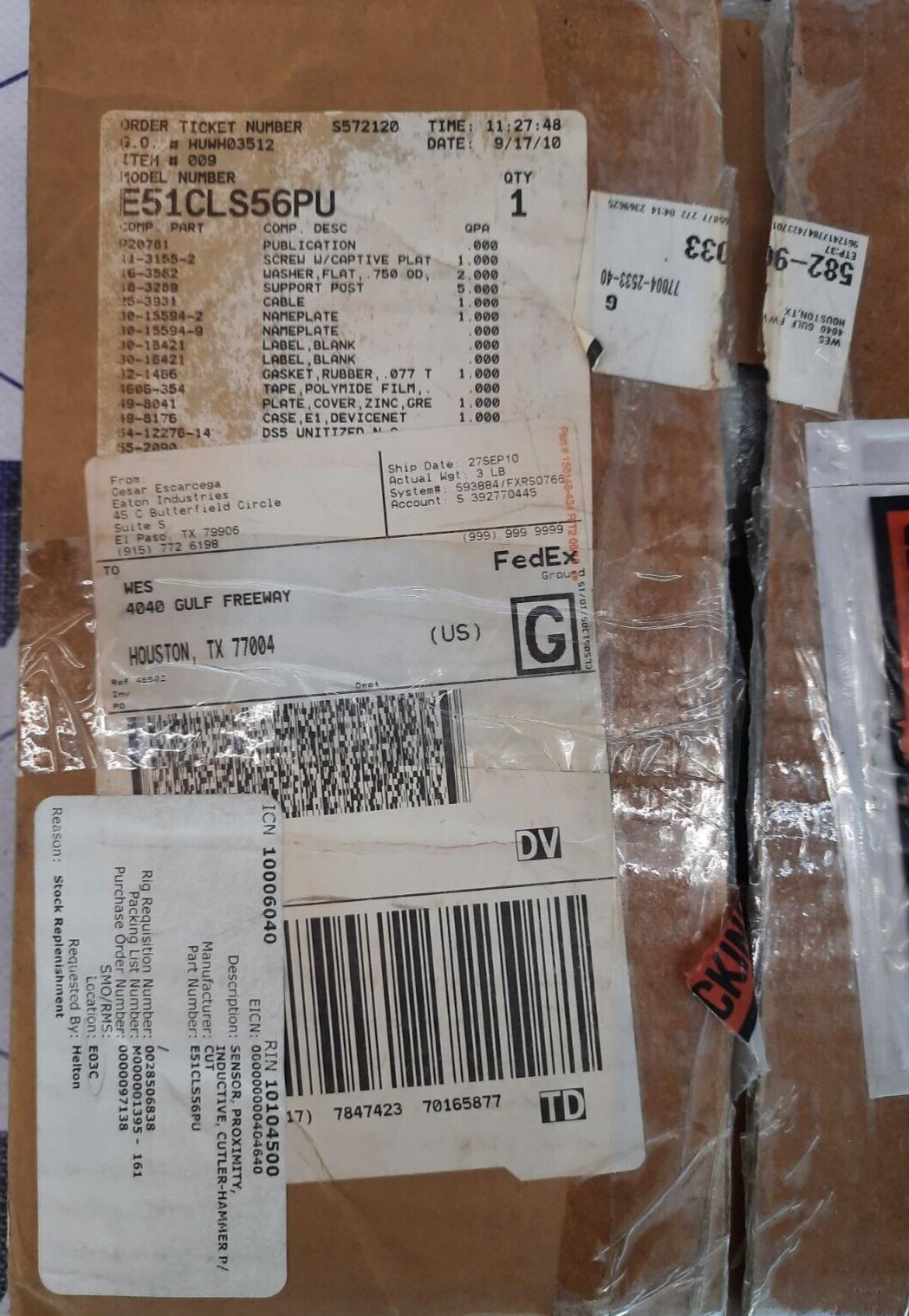 EATON E03C / E51CLS56PU VALVE