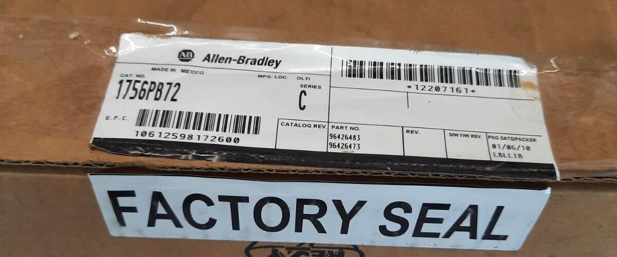 ALLEN BRADLEY 1756-PB72 POWER SUPPLY