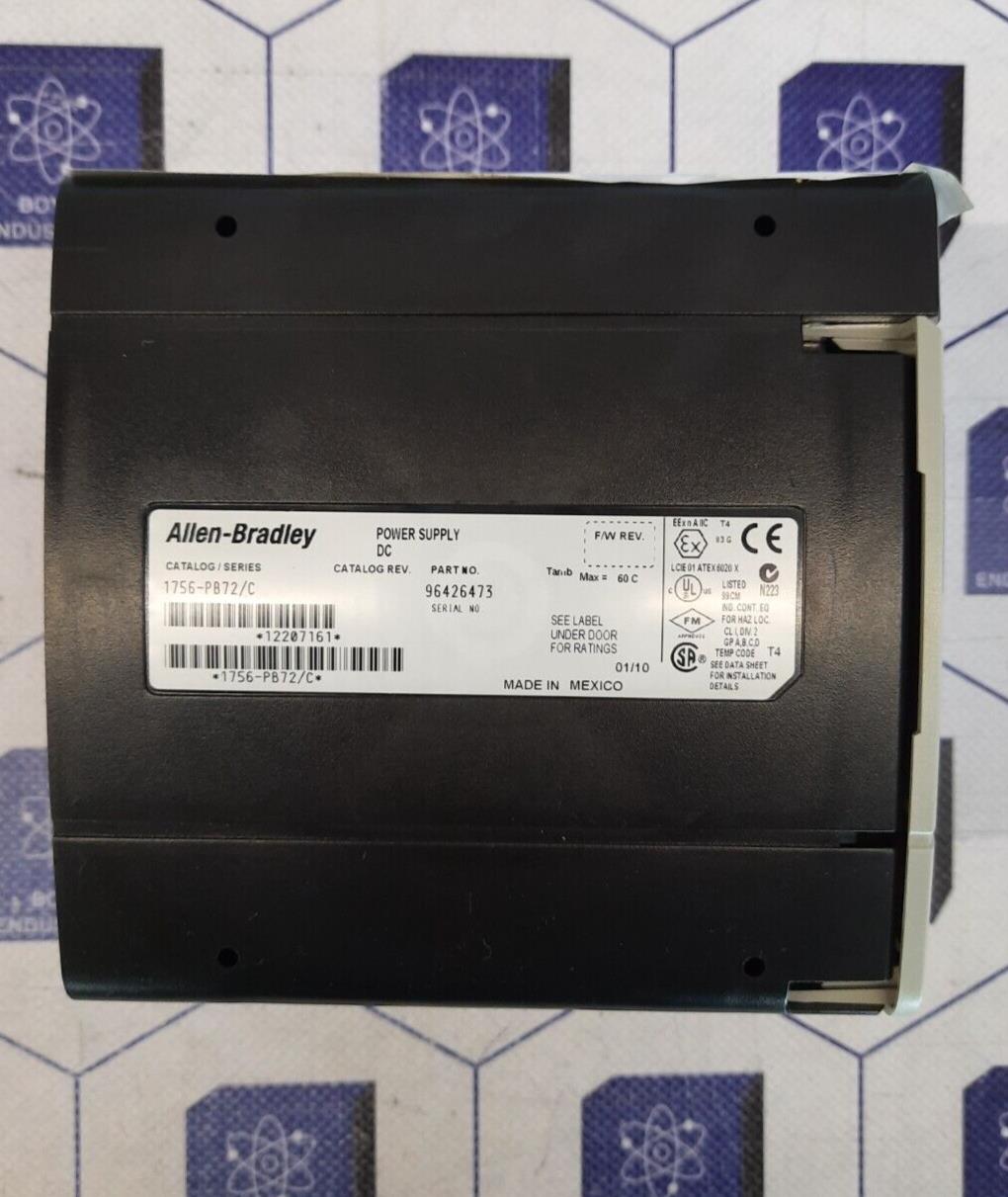 ALLEN BRADLEY 1756-PB72 POWER SUPPLY