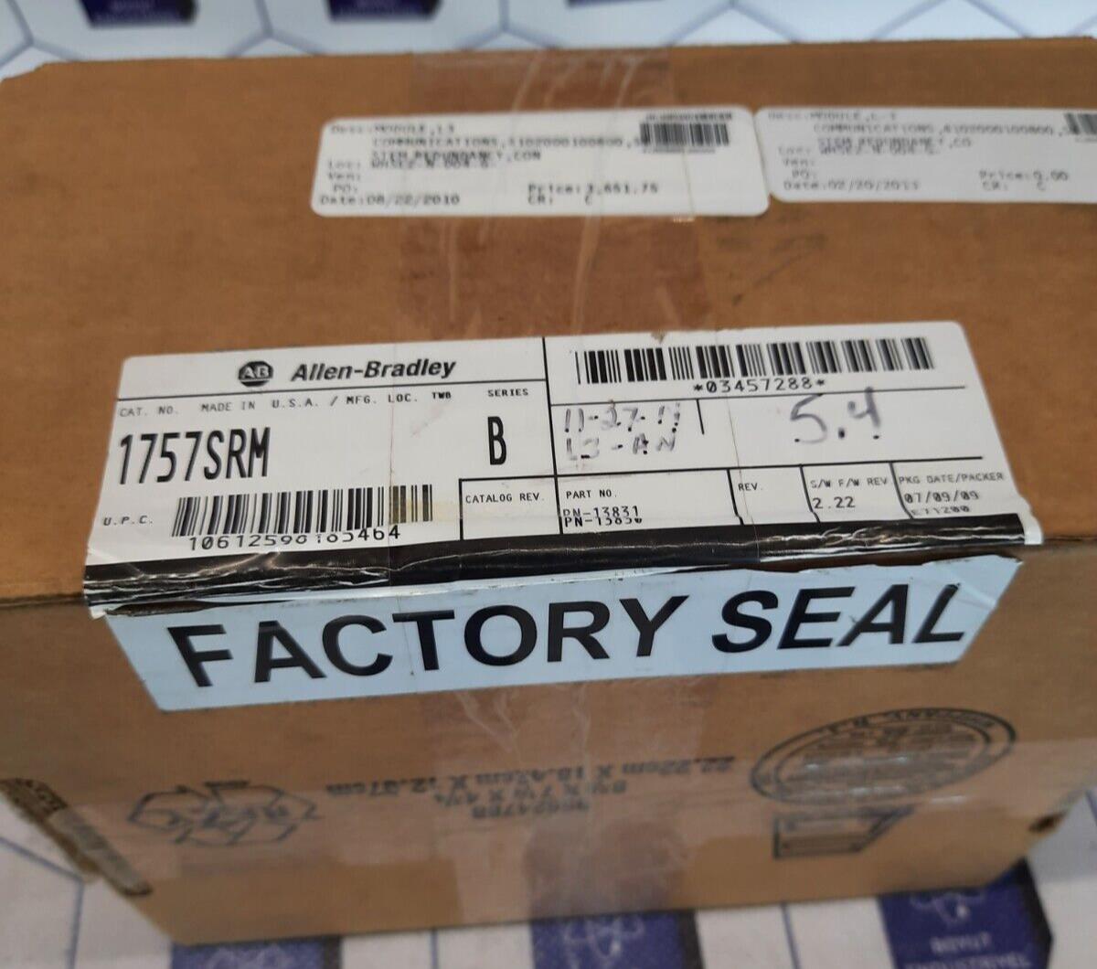 ALLEN BRADLEY 1757-SRM Ser B REDUNDANCY MODULE PROCESSLOGIX