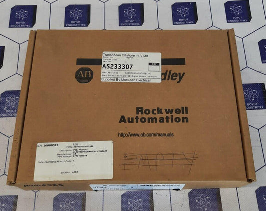 ALLEN BRADLEY 1771-OW16 ELECTROMECHANICAL CONTACT OUTPUT MODULE