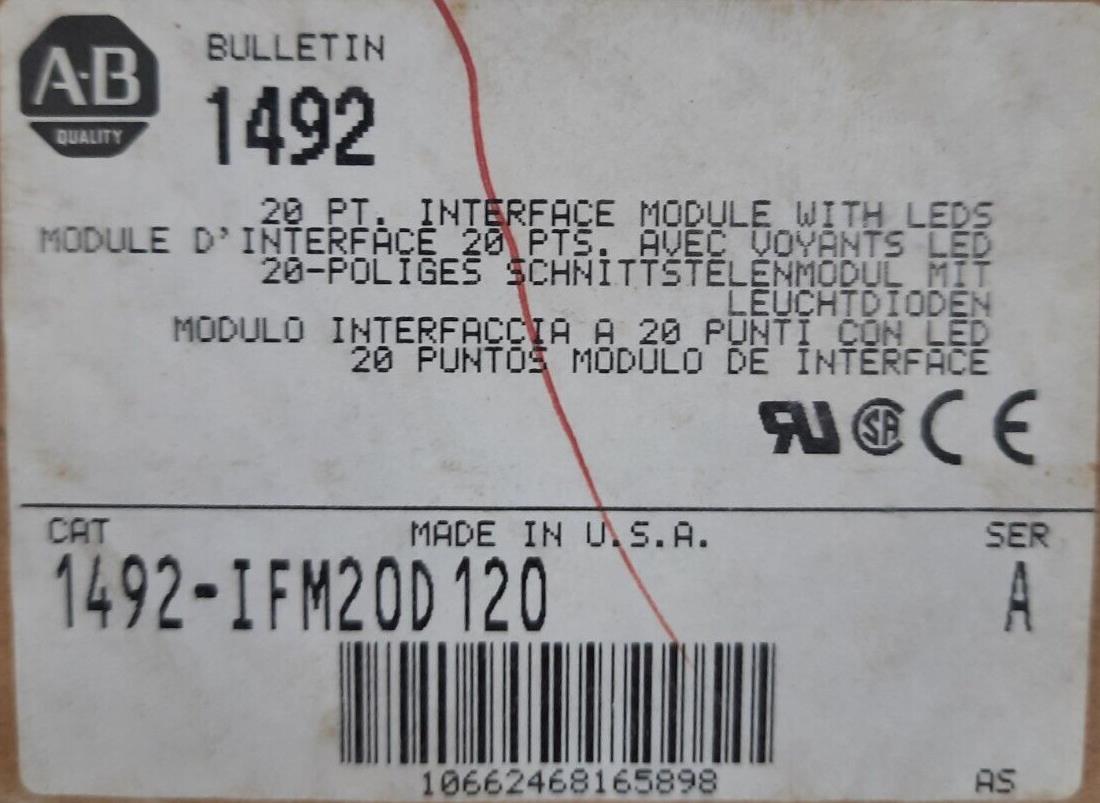 ALLEN BRADLEY 1492-IFM20D120 BULLETIN 1492