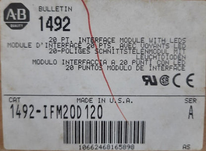 ALLEN BRADLEY 1492-IFM20D120 BULLETIN 1492