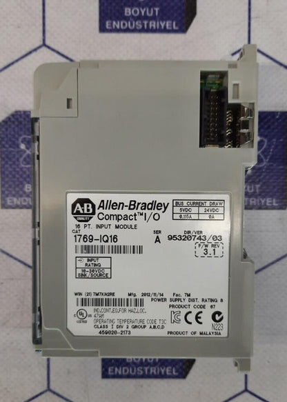 ALLEN BRADLEY 1769-IQ16 COMPACT I/O