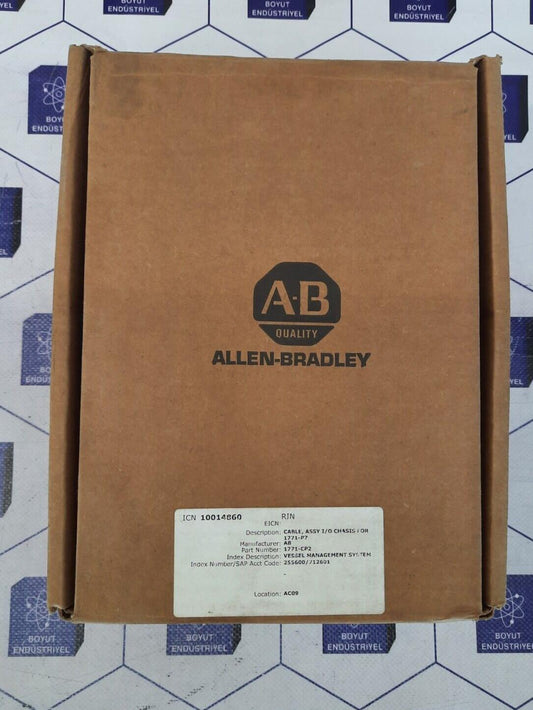 ALLEN BRADLEY 1771-CP2 / 1771-P7 CABLE ASSY I/O CHASIS FOR