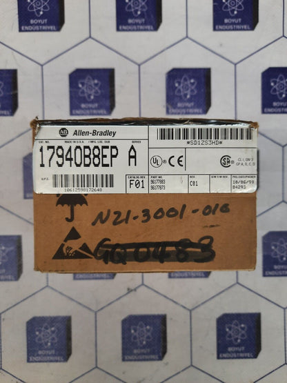 ALLEN BRADLEY 1794-OB8EP 24 VDC ELECTRONICALLY FUSED OUTPUT