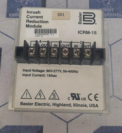 BASLER ELECTRIC ICRM-15 INRUSH REDICTION MODULE