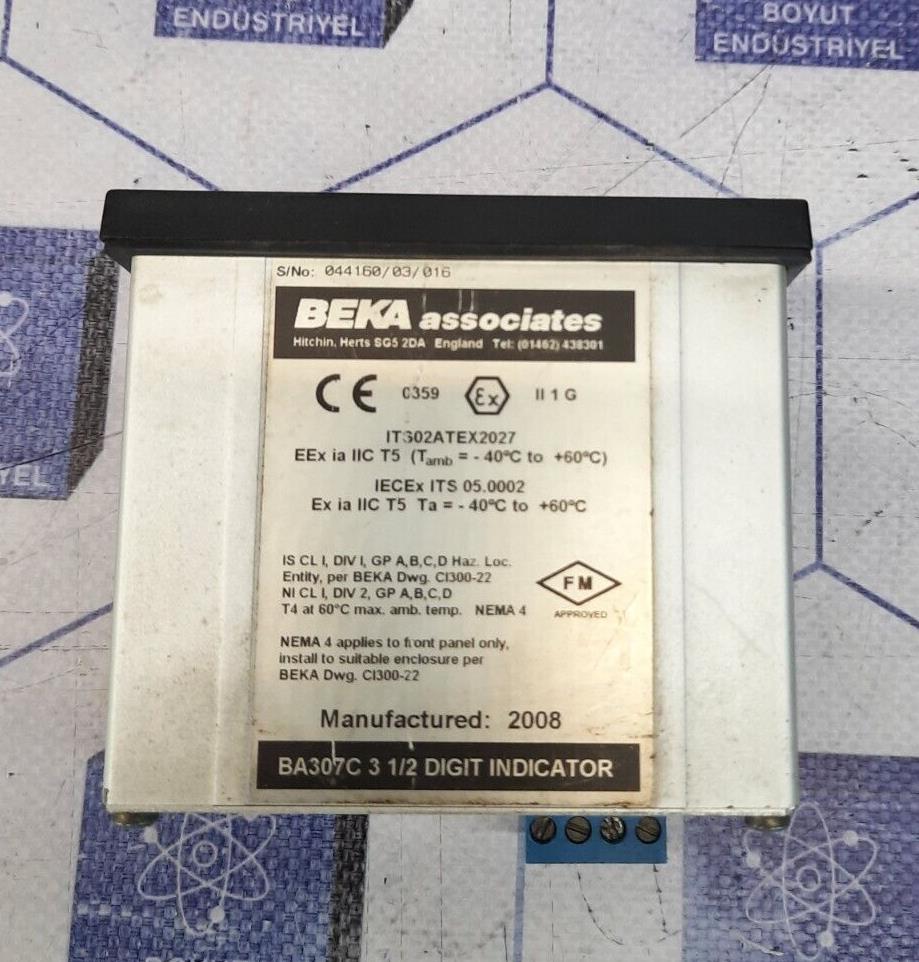 BEKA BA307C  3 1/2 DIGIT INDICTOR