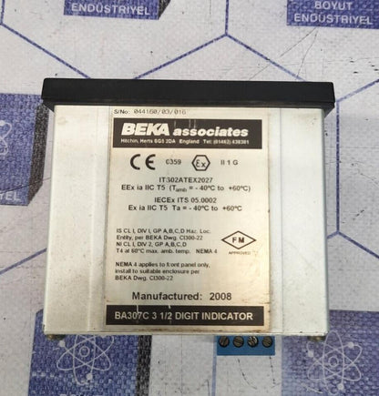 BEKA BA307C  3 1/2 DIGIT INDICTOR