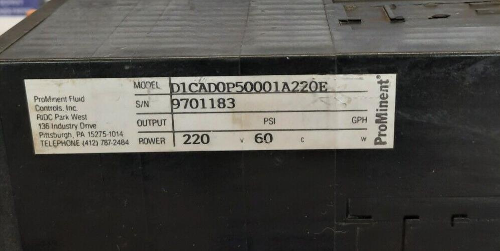 PROMINENT® D1CAD0P50001A220E DULCOMETER