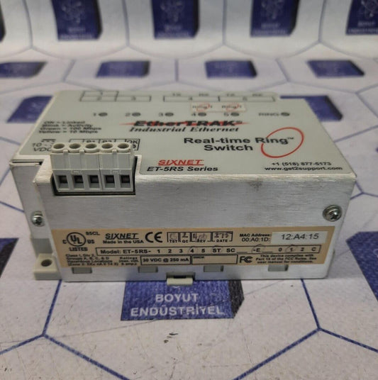 ETHERTRAK ET-5RS REAL-TIME RING SWITCH