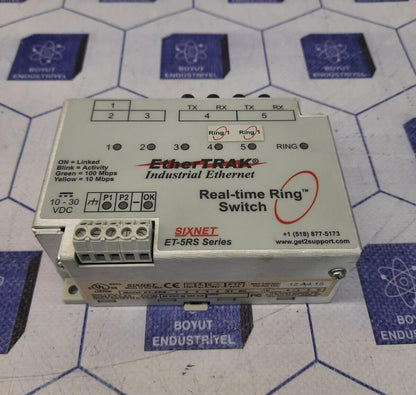 ETHERTRAK ET-5RS REAL-TIME RING SWITCH