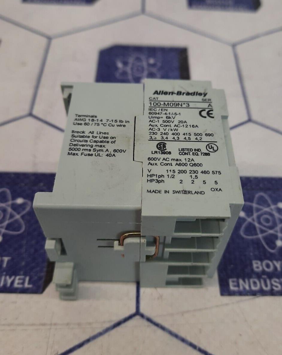 ALLEN BRADLEY 100-MO9N͙3 / M-09 CONTACTOR