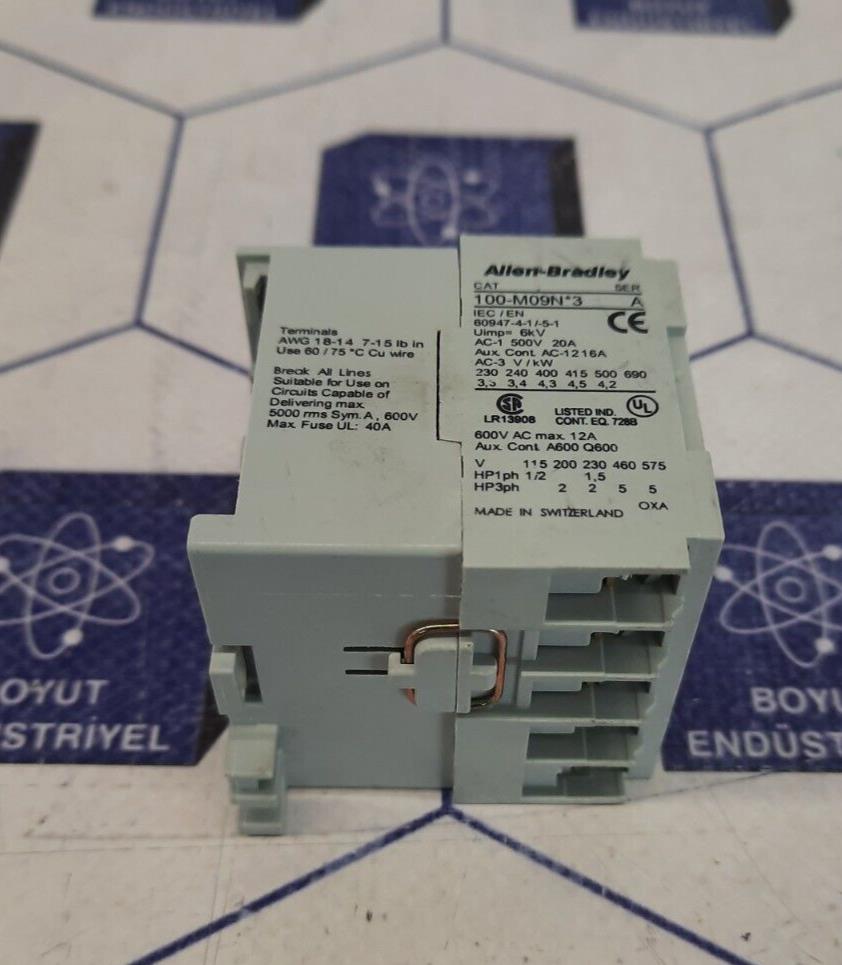 ALLEN BRADLEY 100-MO9N͙3 / M-09 CONTACTOR