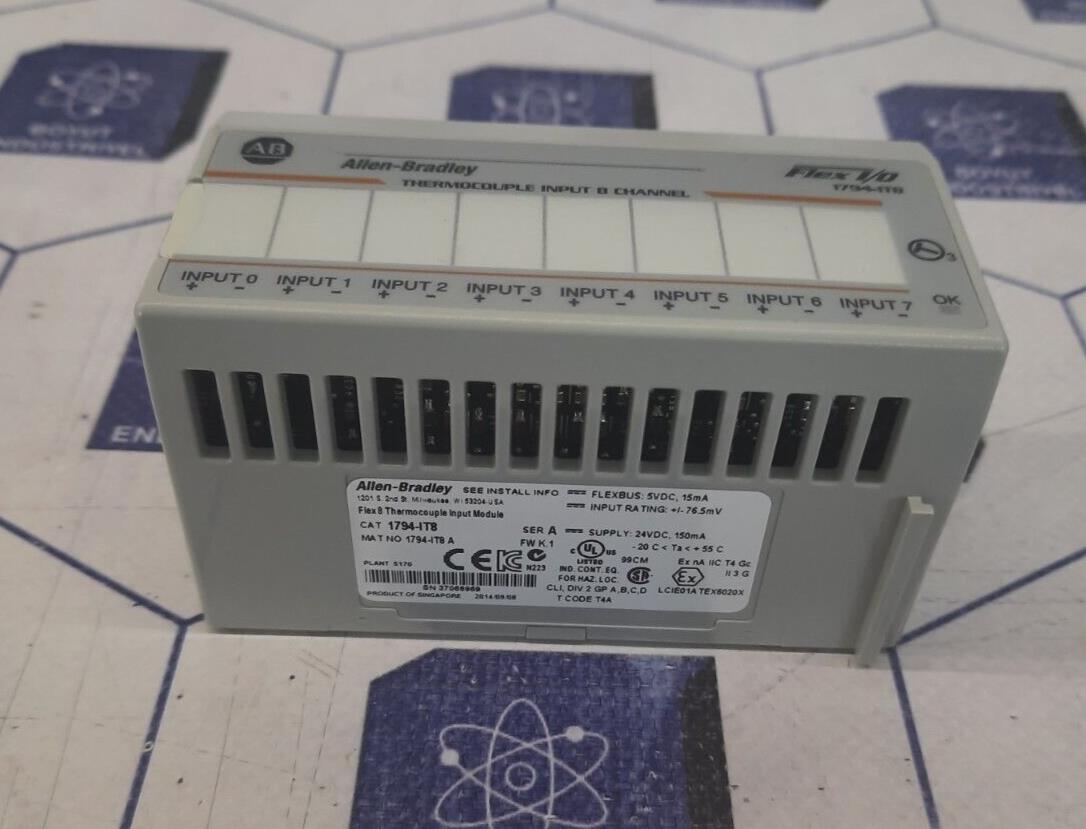 ALLEN BRADLEY 1794-IT8 THERMOCOUPLE INPUT 8 CHANNEL2014