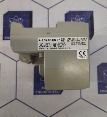 ALLEN BRADLEY 1794-ASB/B  24VDC POWER SUPPLY RID ADAPTER