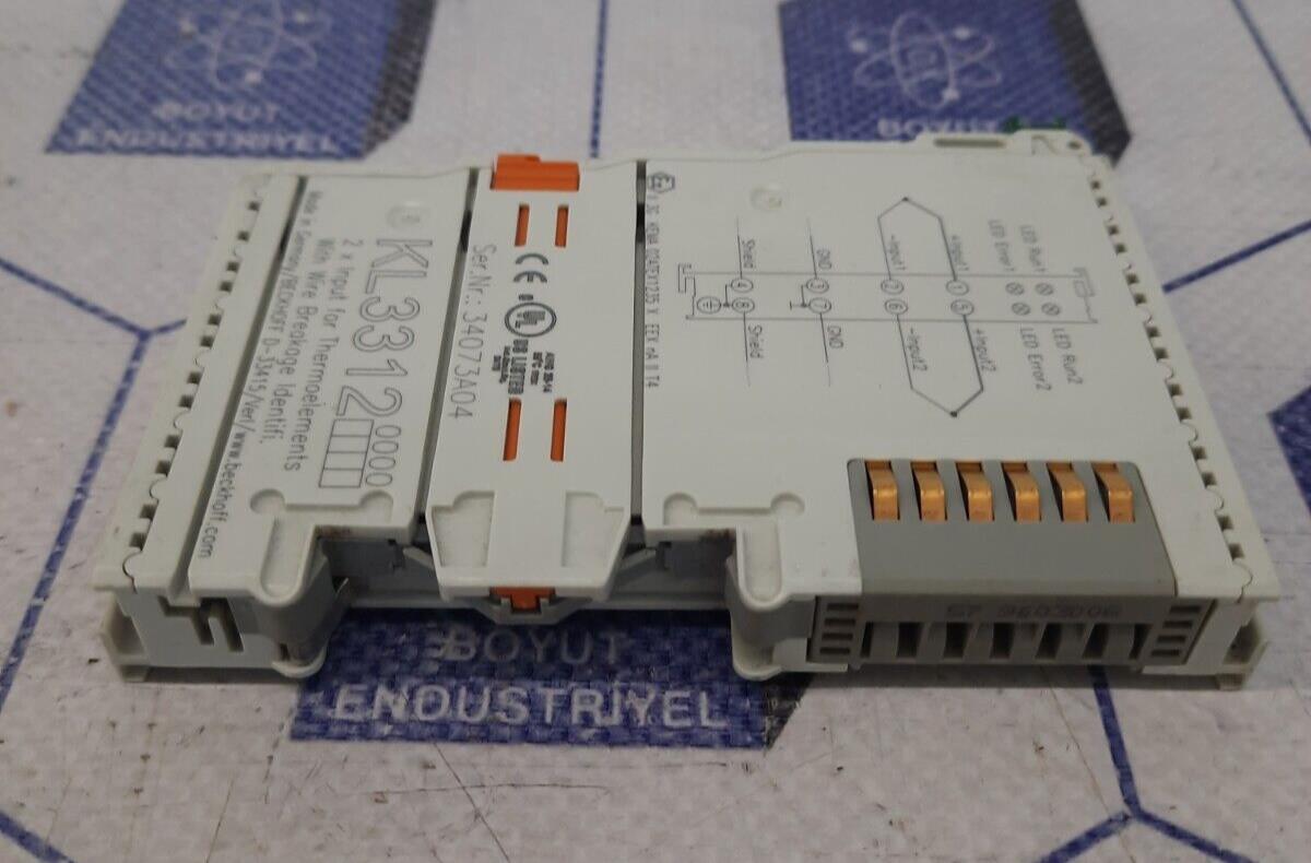 BECKHOFF KL3312 2x INPUT THERMOELEMENTS