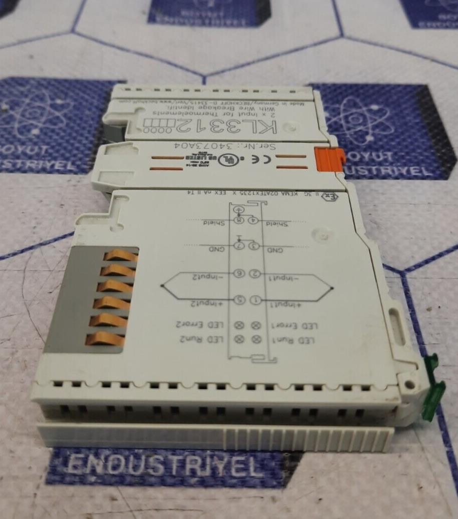 BECKHOFF KL3312 2x INPUT THERMOELEMENTS