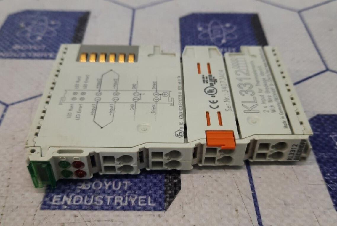 BECKHOFF KL3312 2x INPUT THERMOELEMENTS