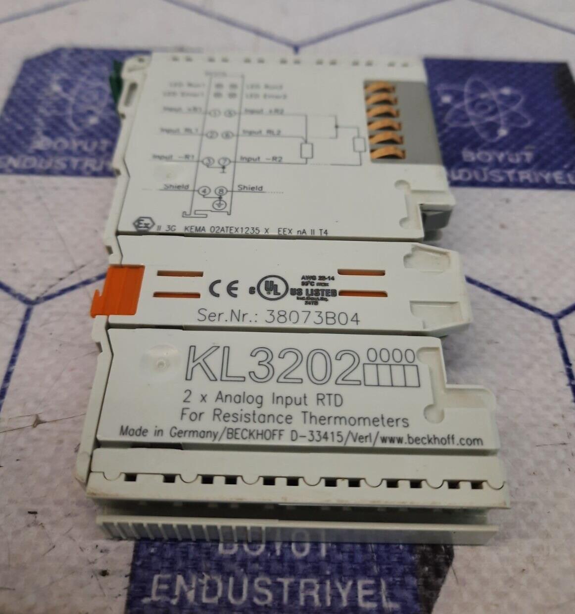 BECKHOFF KL3202 2x ANALOG DIFFERENTIOL