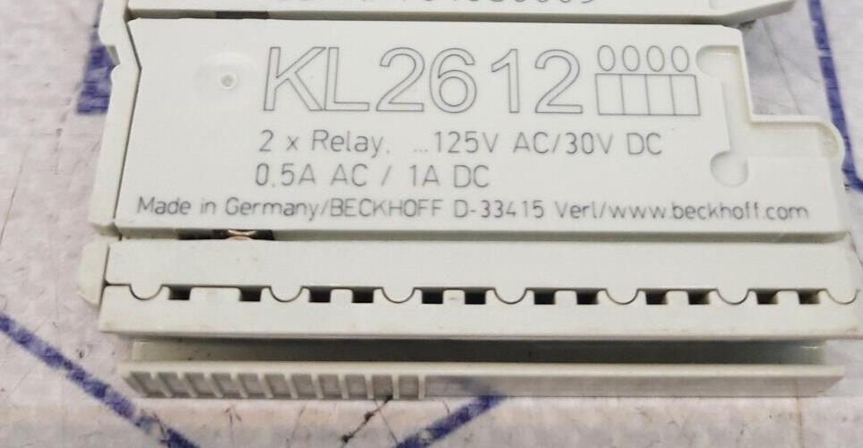 BECKHOFF KL2612  2x RELAY