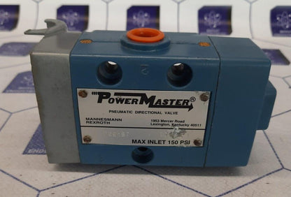 MANNESNANN REXROTH POWER MASTER-PNEUMATIC DIRECTIONAL VALVE P29187