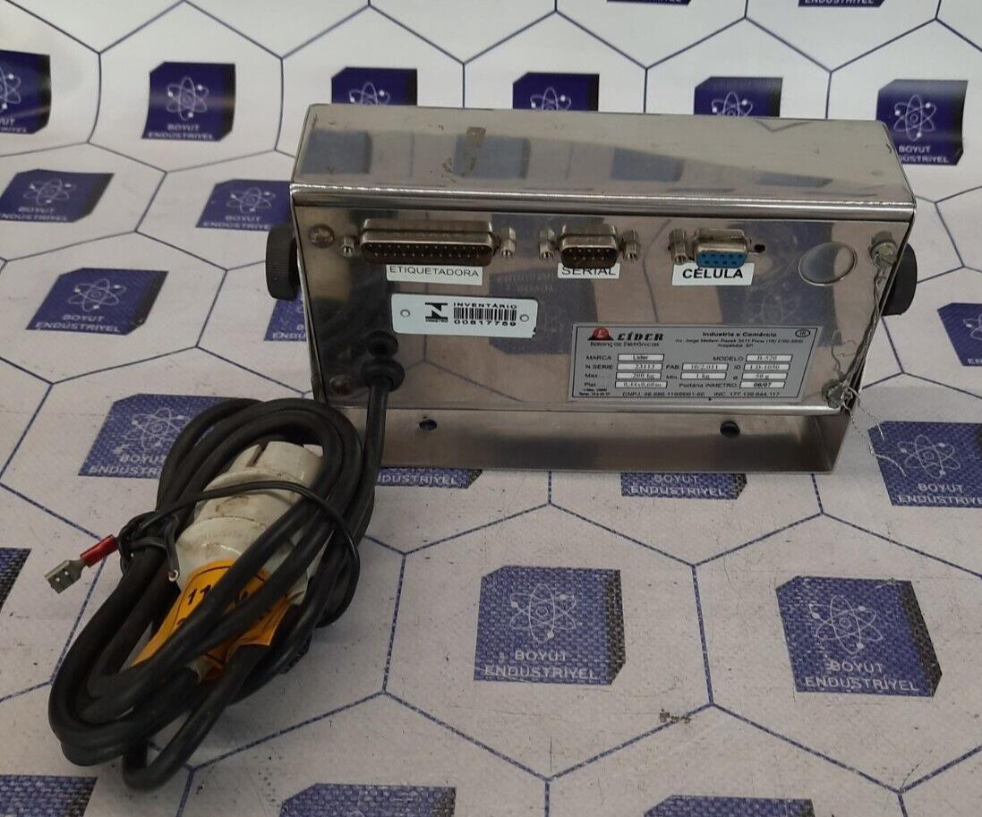 LIDER B-520 / LD1050 / ZTFI WEIGH INDICATOR