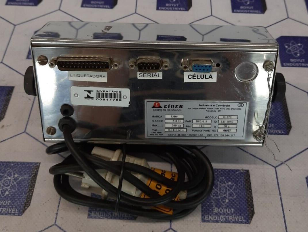 LIDER B-520 / LD1050 / ZTFI WEIGH INDICATOR