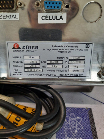 LIDER B-520 / LD1050 / ZTFI WEIGH INDICATOR