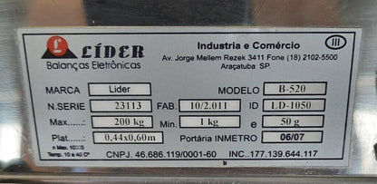 LIDER B-520 / LD1050 / ZTFI WEIGH INDICATOR