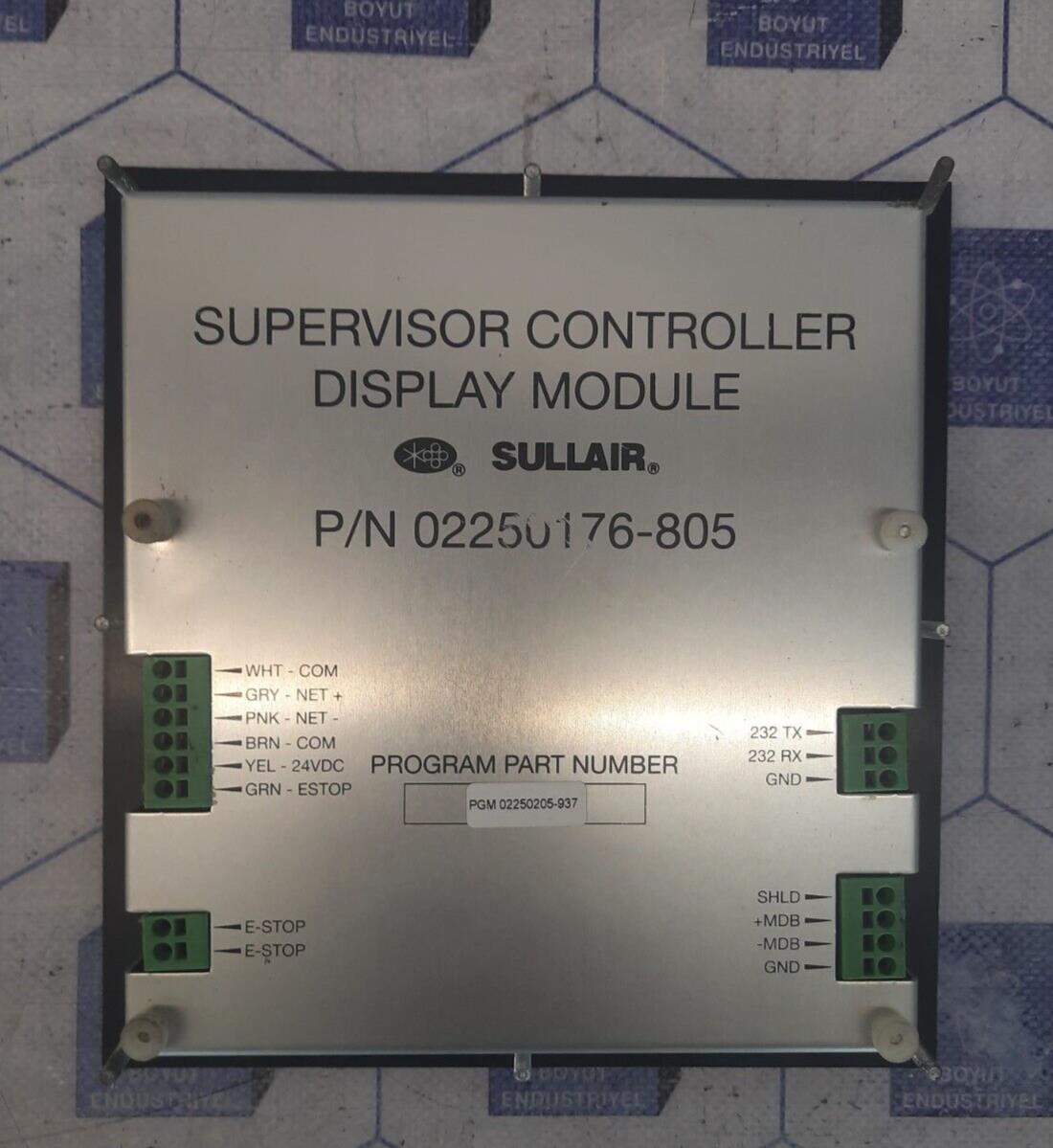SULLAIR P/N 02250176-805 SUPERVISOR CONTROLLER DISPLAY MODULE