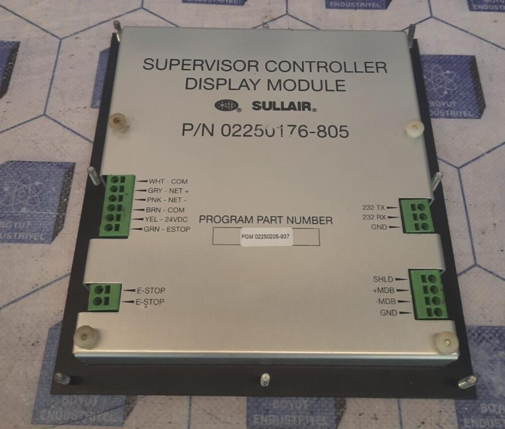 SULLAIR P/N 02250176-805 SUPERVISOR CONTROLLER DISPLAY MODULE