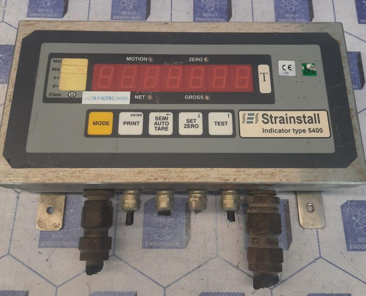SES STRAINSTALL TYPE 5400 INDICATOR MODEL:2100