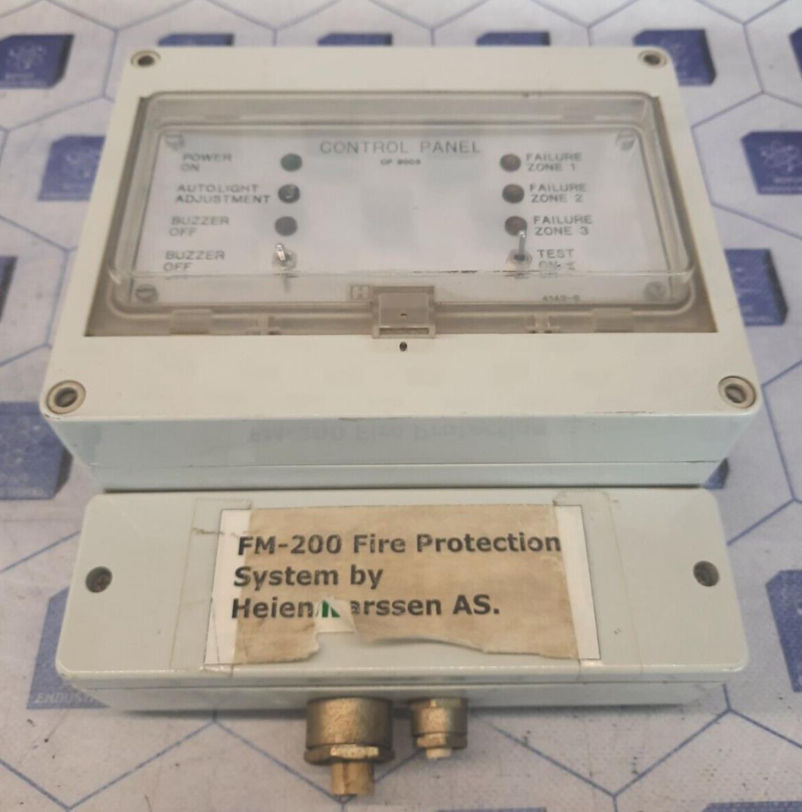FIRE PROTECTION SYSTEM HEIEN-LARSSEN CP9003 CONTROL PANEL FM-200