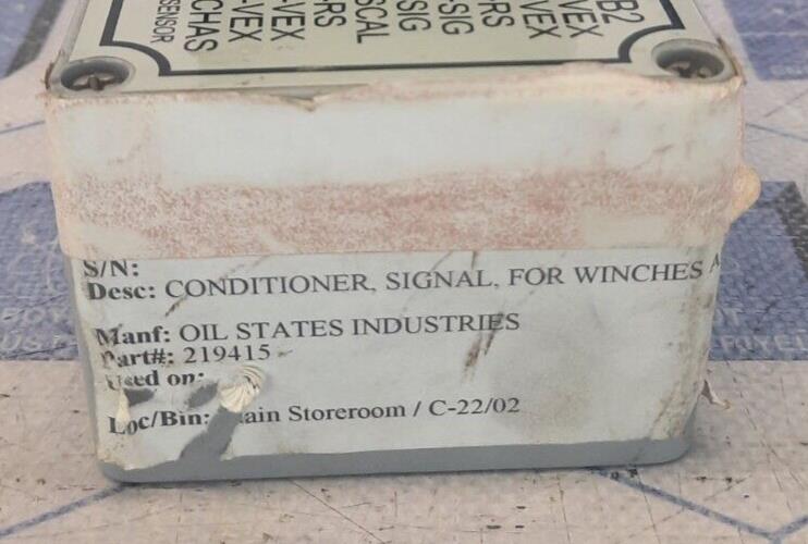 OIL STATES INDUSTRIES  3PS / XSC313 / A08121q2  CONDITIONER