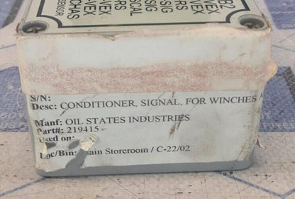 OIL STATES INDUSTRIES  3PS / XSC313 / A08121q2  CONDITIONER