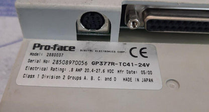 PRO-FACE GP377R-TC41-24V DIGITAL ELECTRONIC CORP.