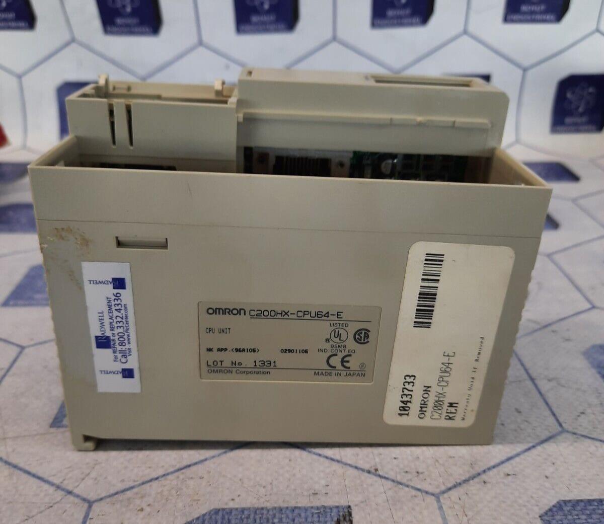 OMRON CPU UNIT C200HX-CPU64-E